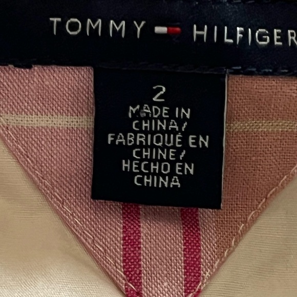 Tommy Hilfiger Madras Check Pink Blue White Single Breasted Blazer - Picture 9 of 10